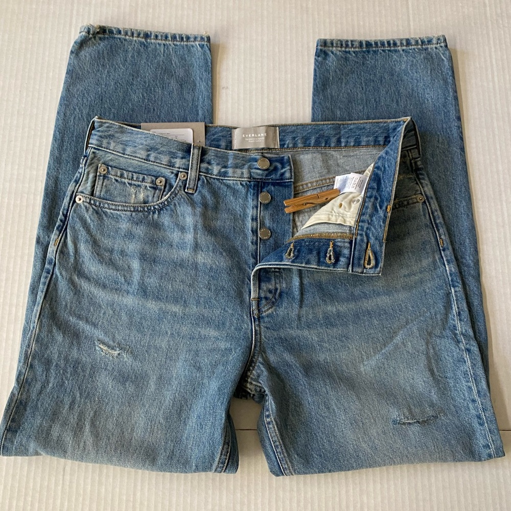 NWT Everlane Jeans The Relaxed Straight Fit Organic cotton - Picture 14 of 16